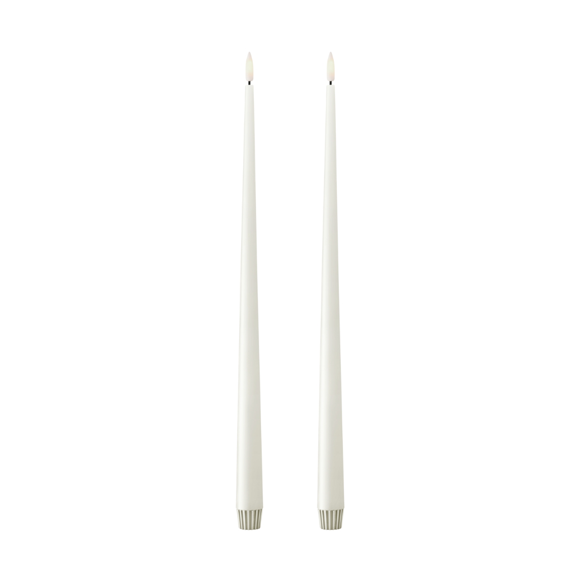 ester & erik taper candle LED 40 cm 2-pack 10 Silky