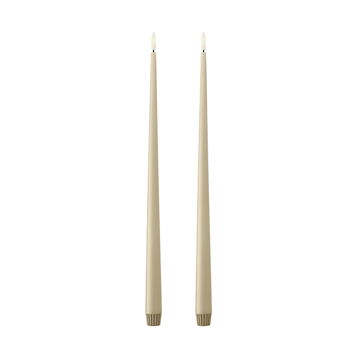 ester & erik ester & erik taper candle LED 40 cm 2-pack 14 Pale ginger