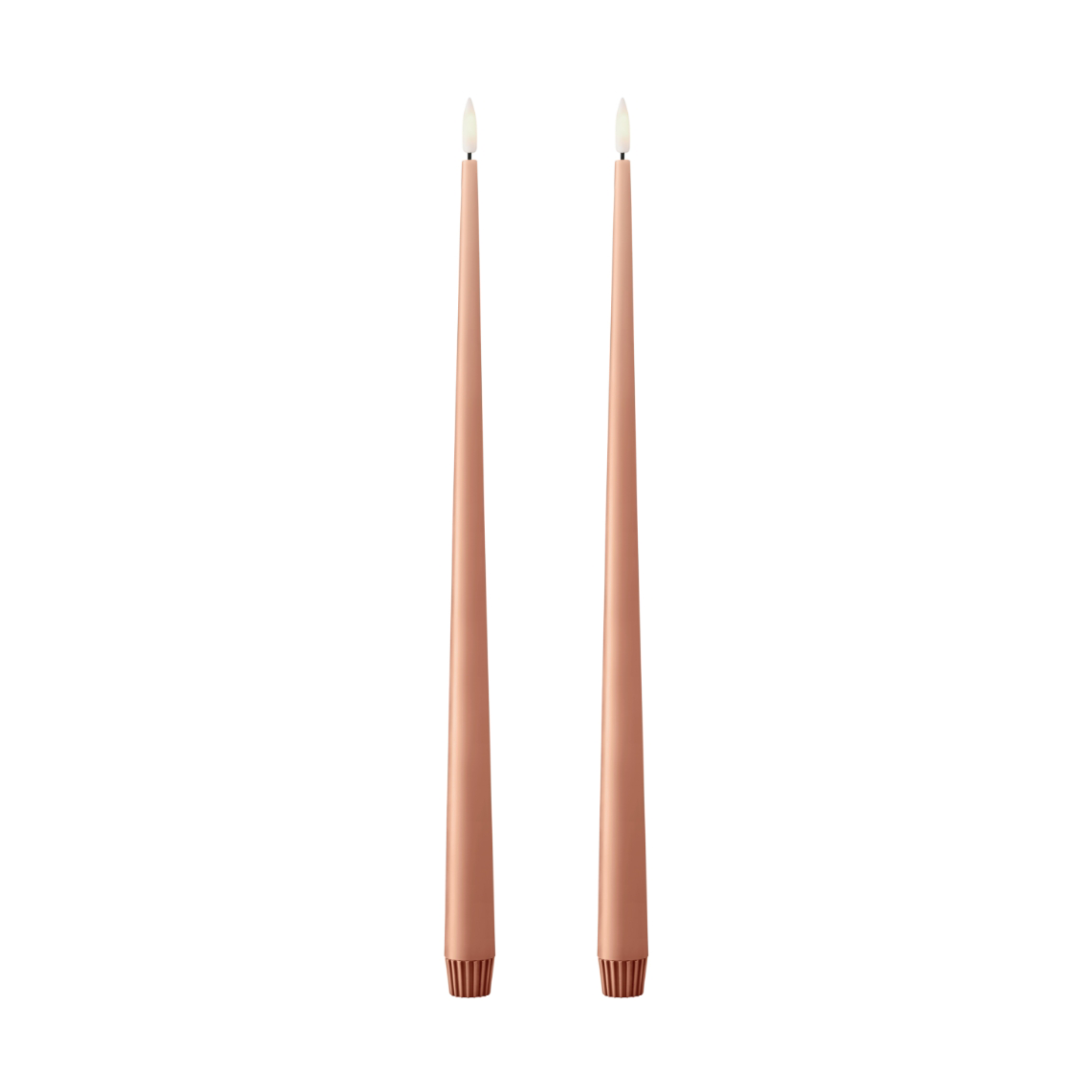 ester & erik ester & erik taper candle LED 40 cm 2-pack 20 Rosy caramel
