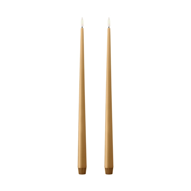 ester & erik ester & erik taper candle LED 40 cm 2-pack 27 Almond butter