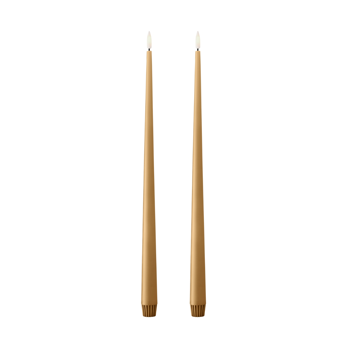 ester & erik ester & erik taper candle LED 40 cm 2-pack 27 Almond butter