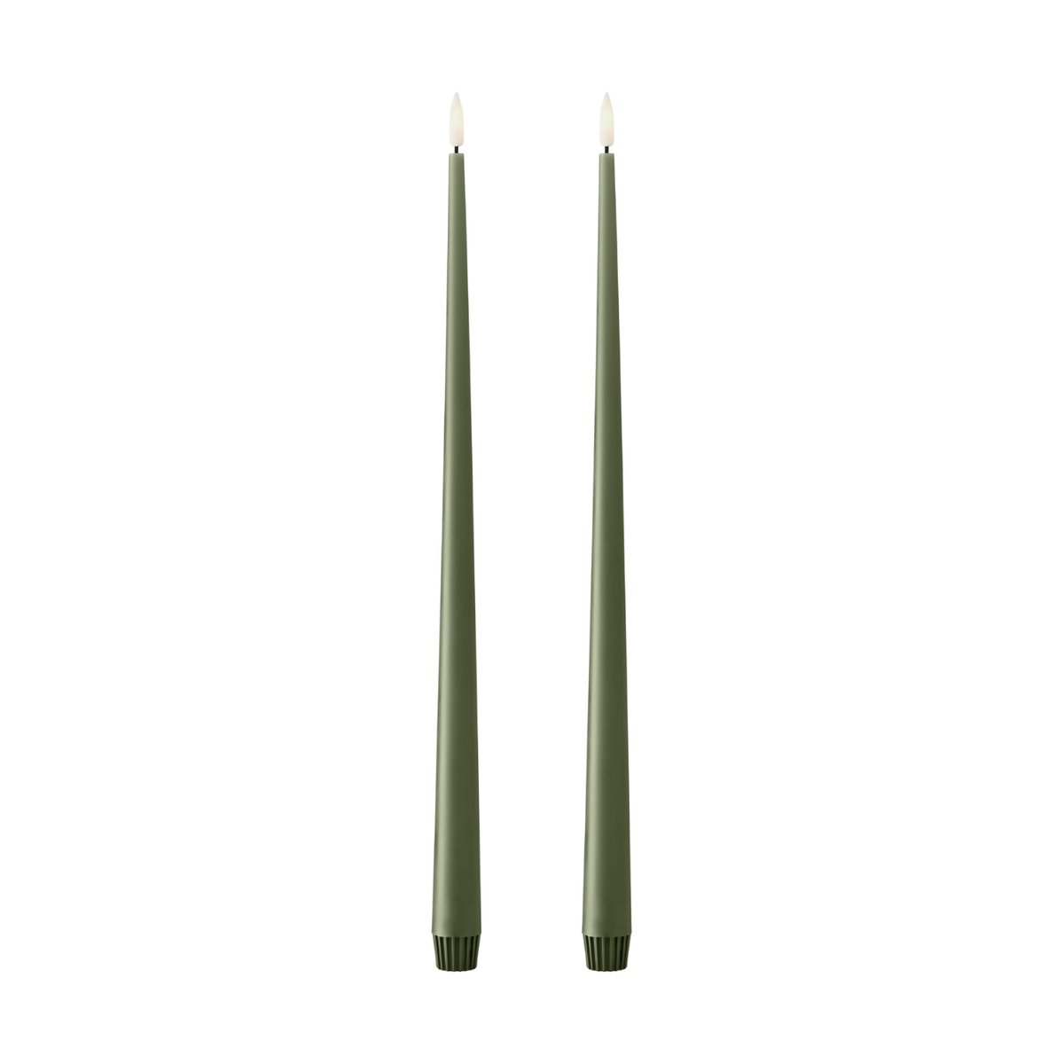 ester & erik ester & erik taper candle LED 40 cm 2-pack 70 Green Soil