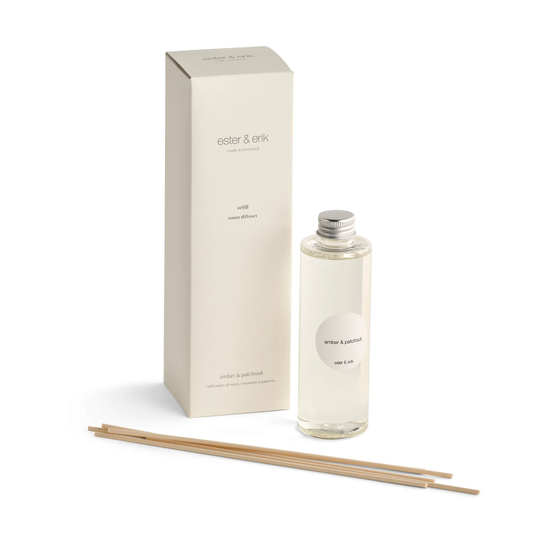 Refill ester & erik scented sticks, Amber & patchouli ester & erik