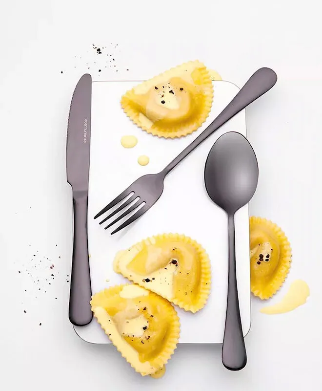 Eternum Napoli cutlery set 16 pcs, Black Eternum