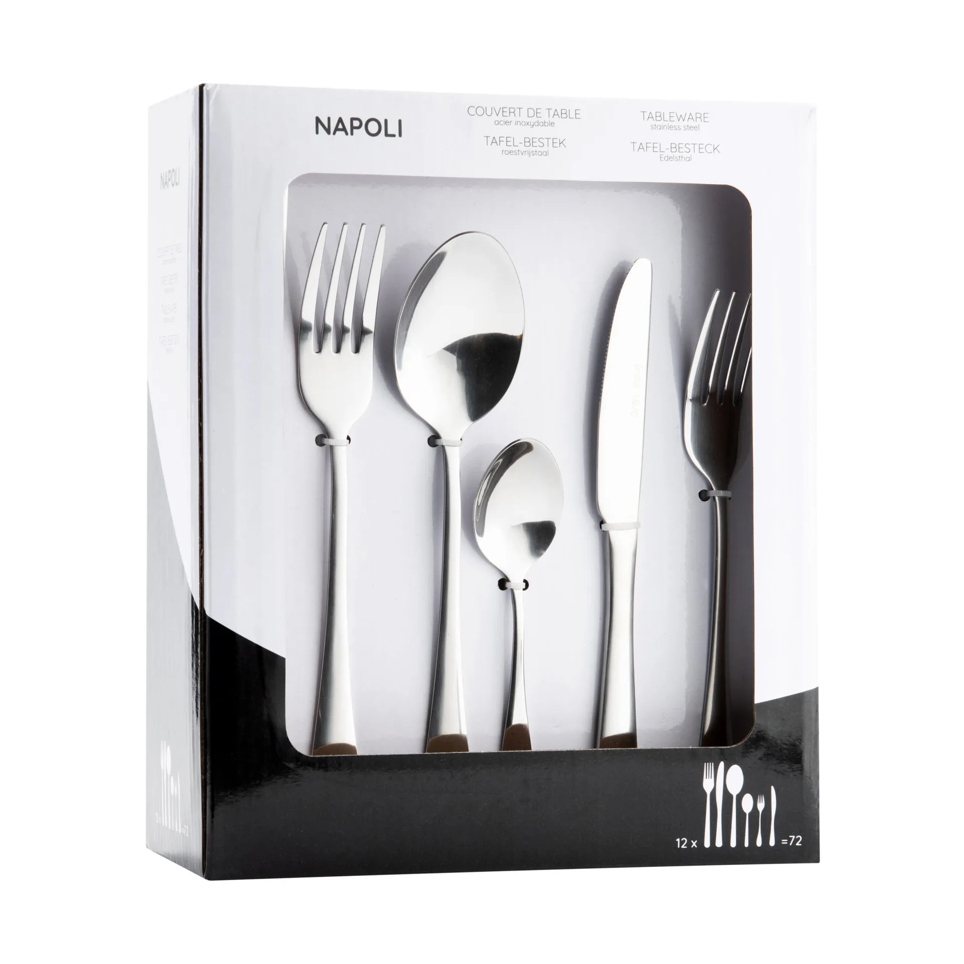 Eternum Napoli cutlery set 72 pieces, Stainless steel Eternum
