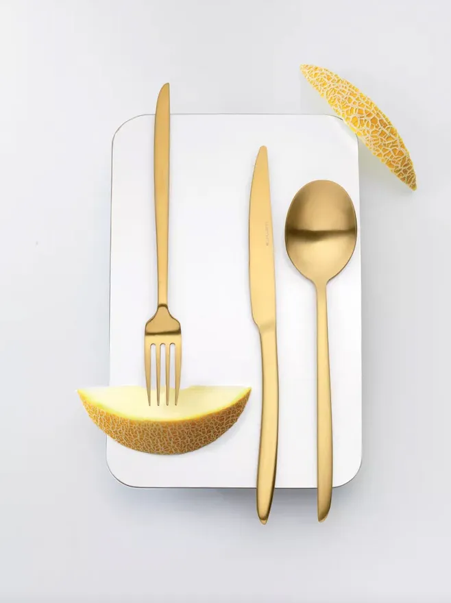Eternum Orca cutlery set 24 pieces, Gold Eternum