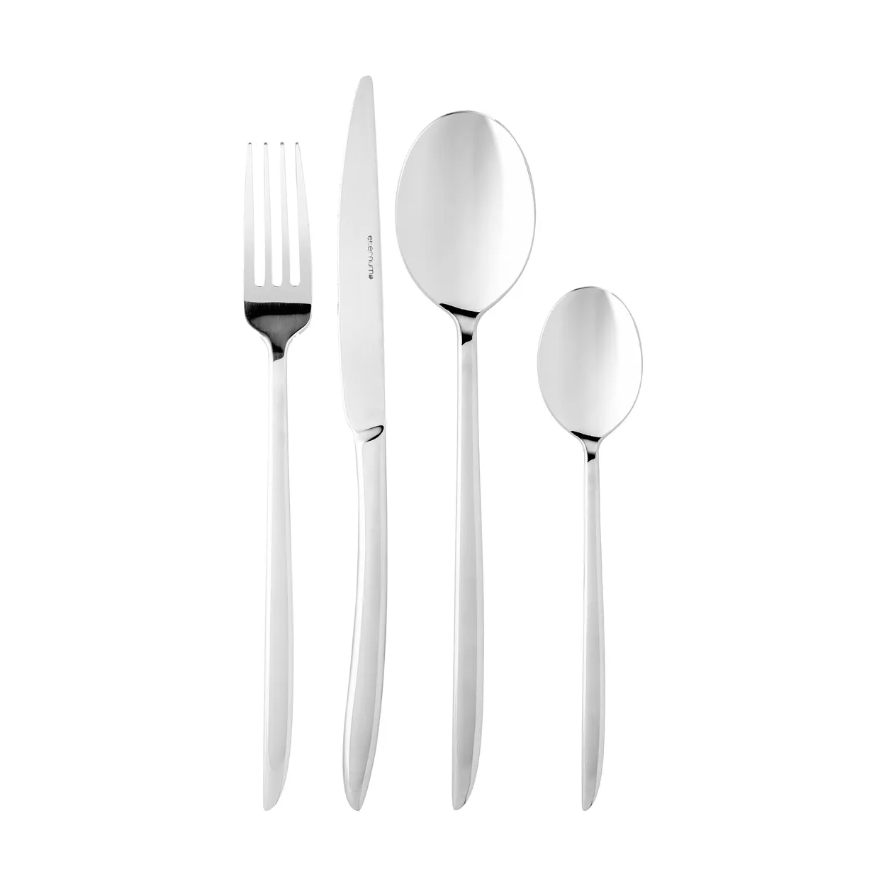 Eternum Orca cutlery set 24 pieces Stainless steel | Scandinavian Design | Cutlery sets | Silver-coloured