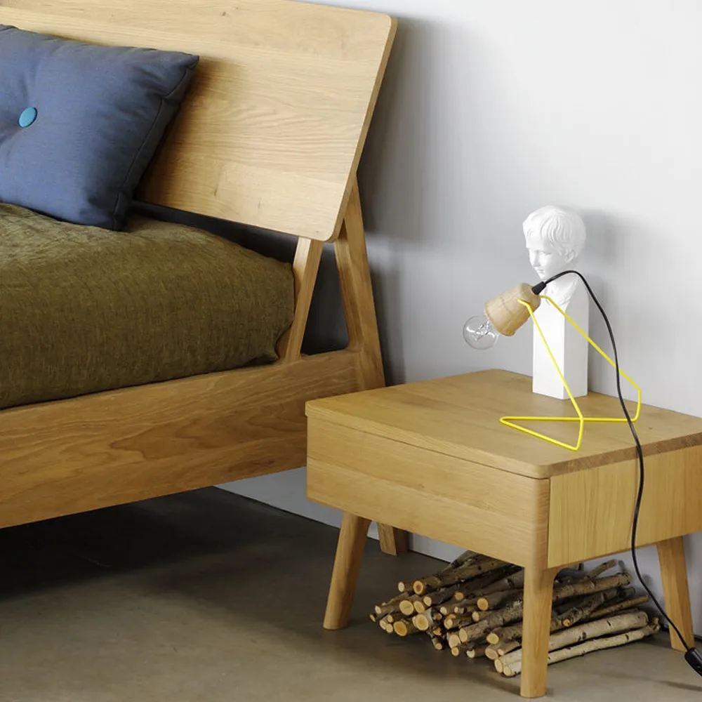 Air bedside table, Hardwax oiled oak Ethnicraft
