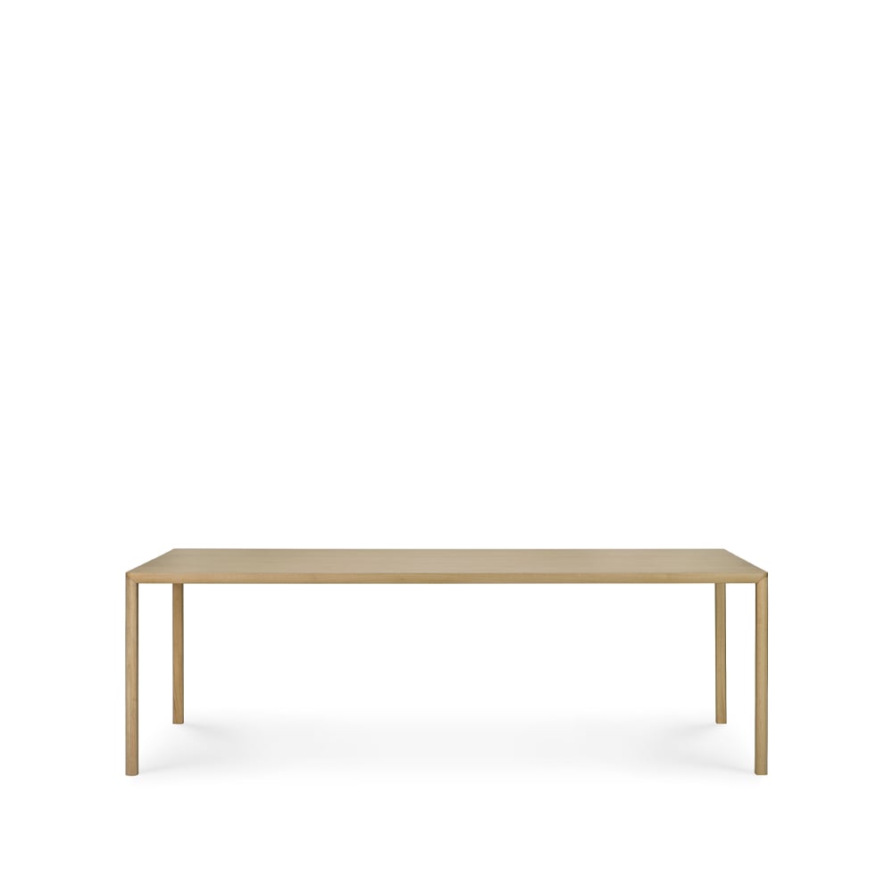 Ethnicraft Air dining table Oak lacquered 140 cm | Scandinavian Design | Dining tables | Beige