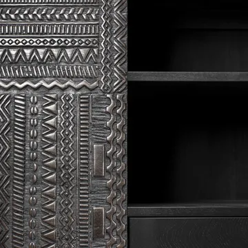 Ancestors Tabwa cabinet - Teak 2 doors-2 drawers 100x160 - Ethnicraft