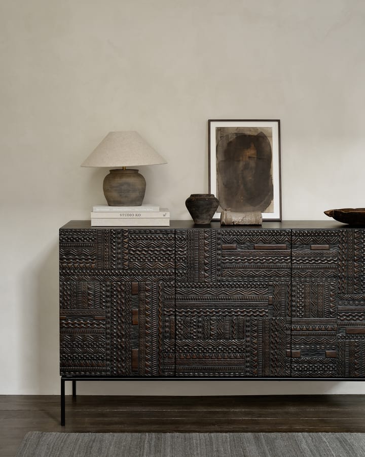Ancestors Tabwa sideboard, Teak 3 doors Ethnicraft