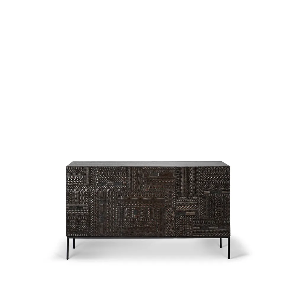 Ancestors Tabwa sideboard, Teak 3 doors Ethnicraft