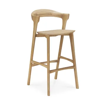 Beech bar stool - Lacquered oak, 75 cm - Ethnicraft