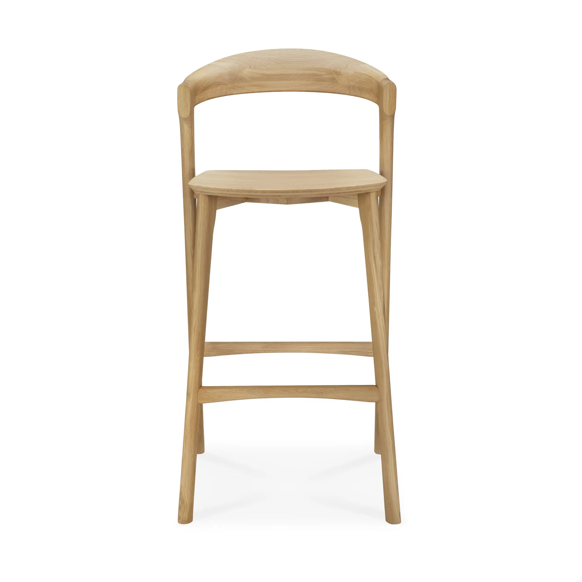 Beech bar stool, Lacquered oak, 75 cm Ethnicraft