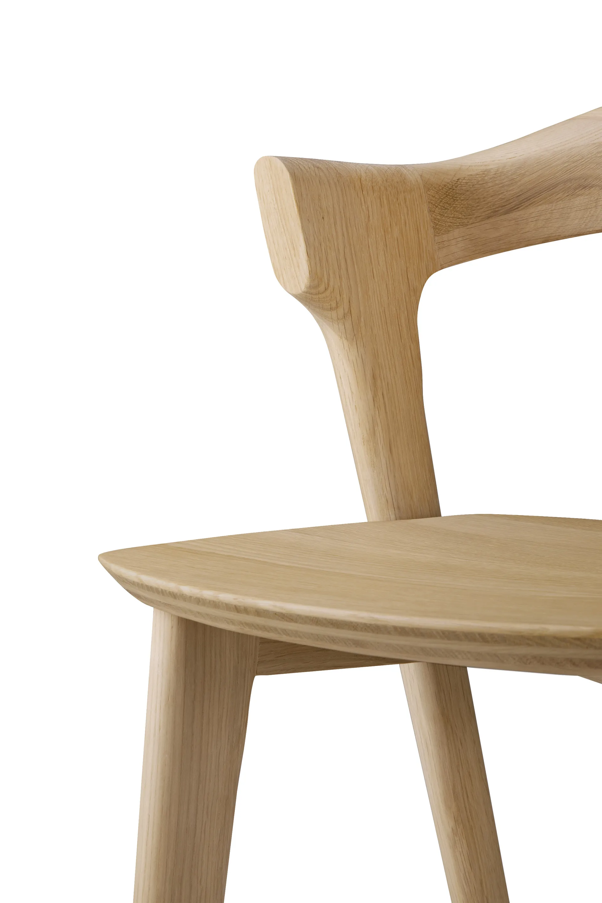 Beech bar stool, Lacquered oak, 75 cm Ethnicraft