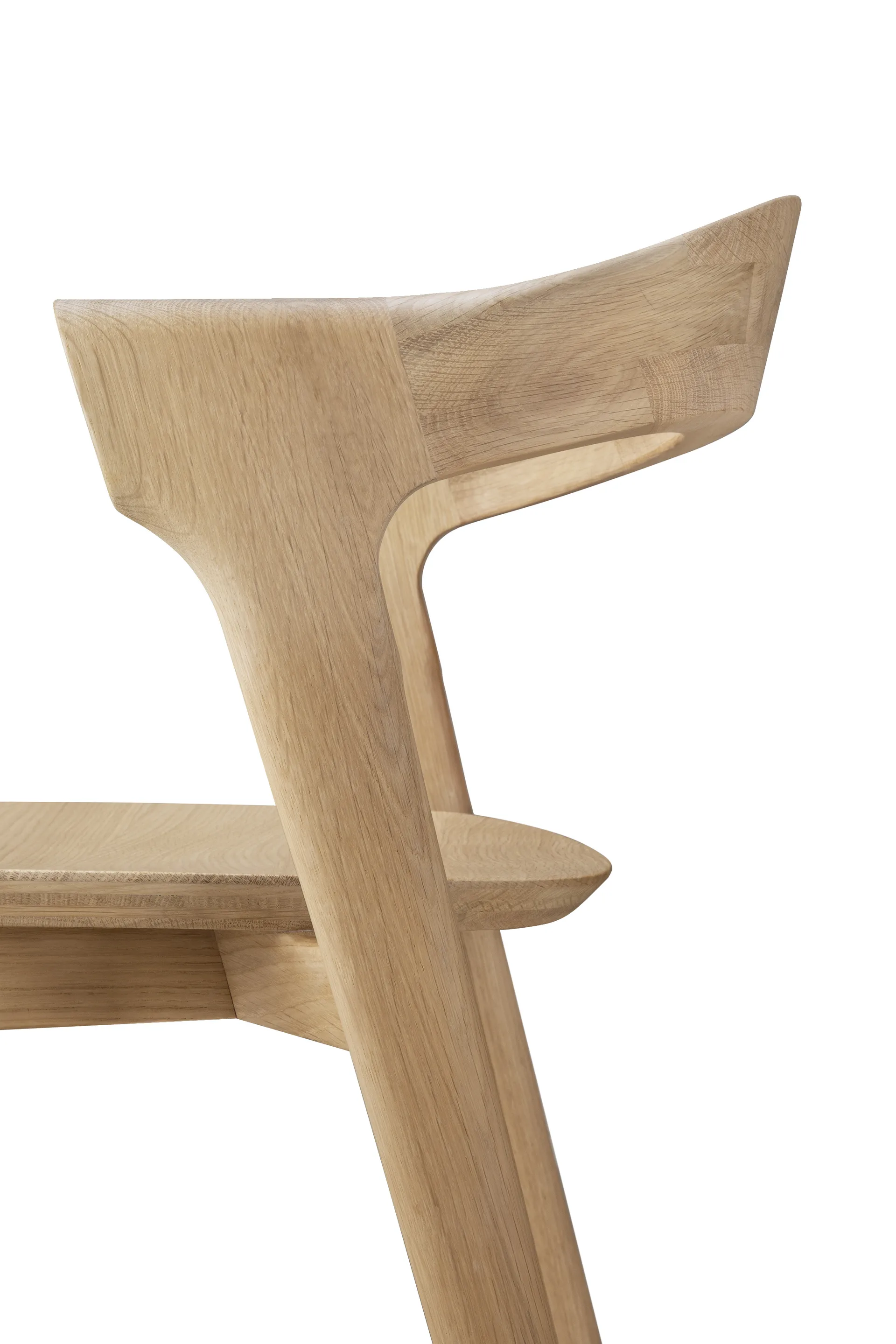Beech bar stool, Lacquered oak, 75 cm Ethnicraft