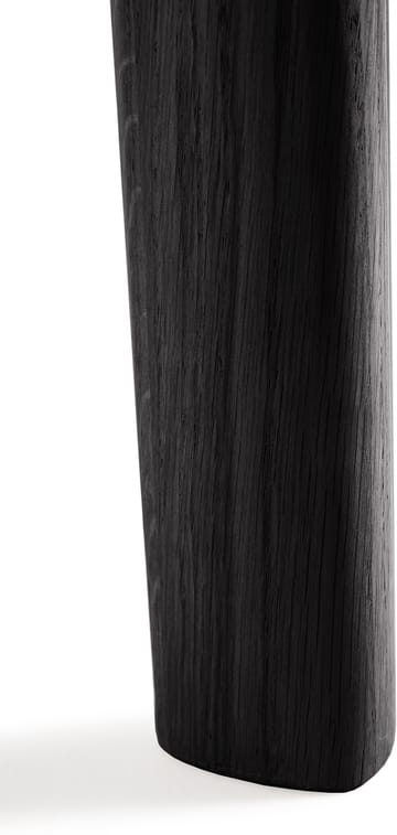 Beech dining table oval 129/179x100x76 cm - Black stained oak - Ethnicraft