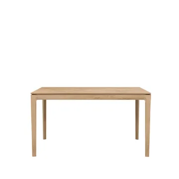 Beech dining table with extension leaf - Oak wax oil 90x140/220 cm - Ethnicraft
