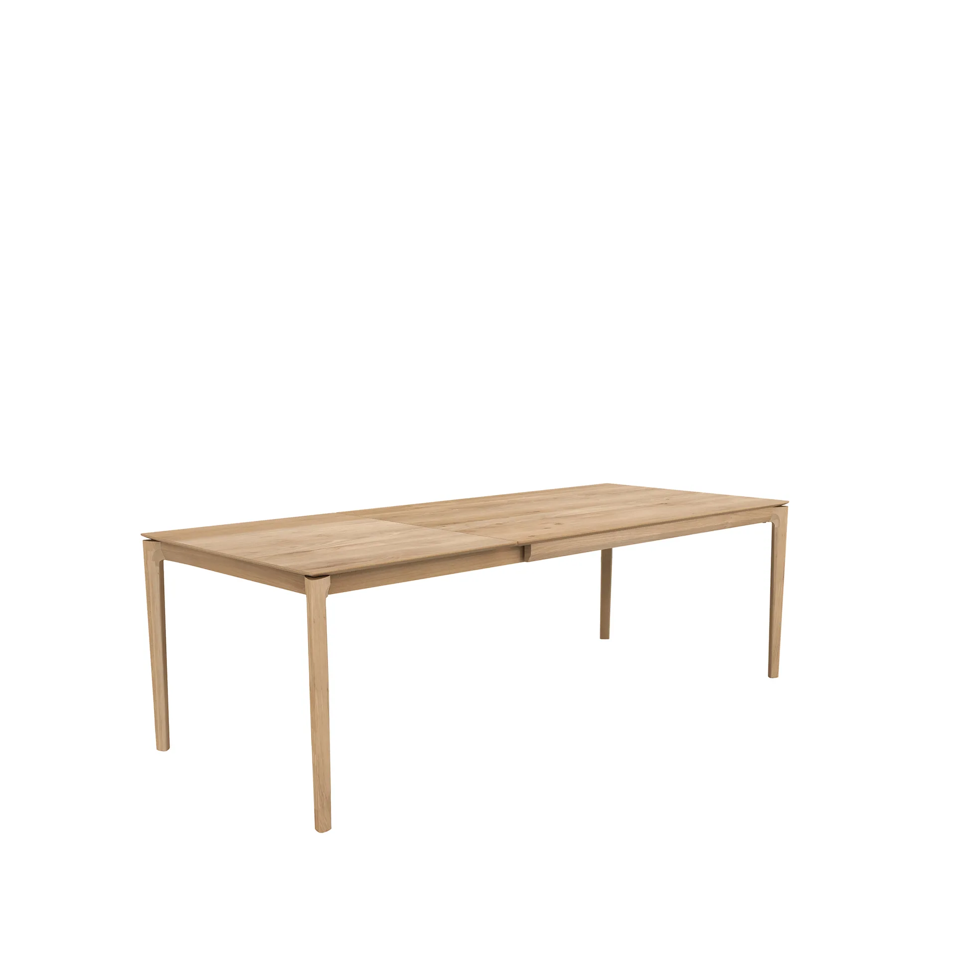 Beech dining table with extension leaf, Oak wax oil 90x160/240 cm Ethnicraft