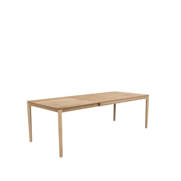 Beech dining table with extension leaf - Oak wax oil 90x160/240 cm - Ethnicraft