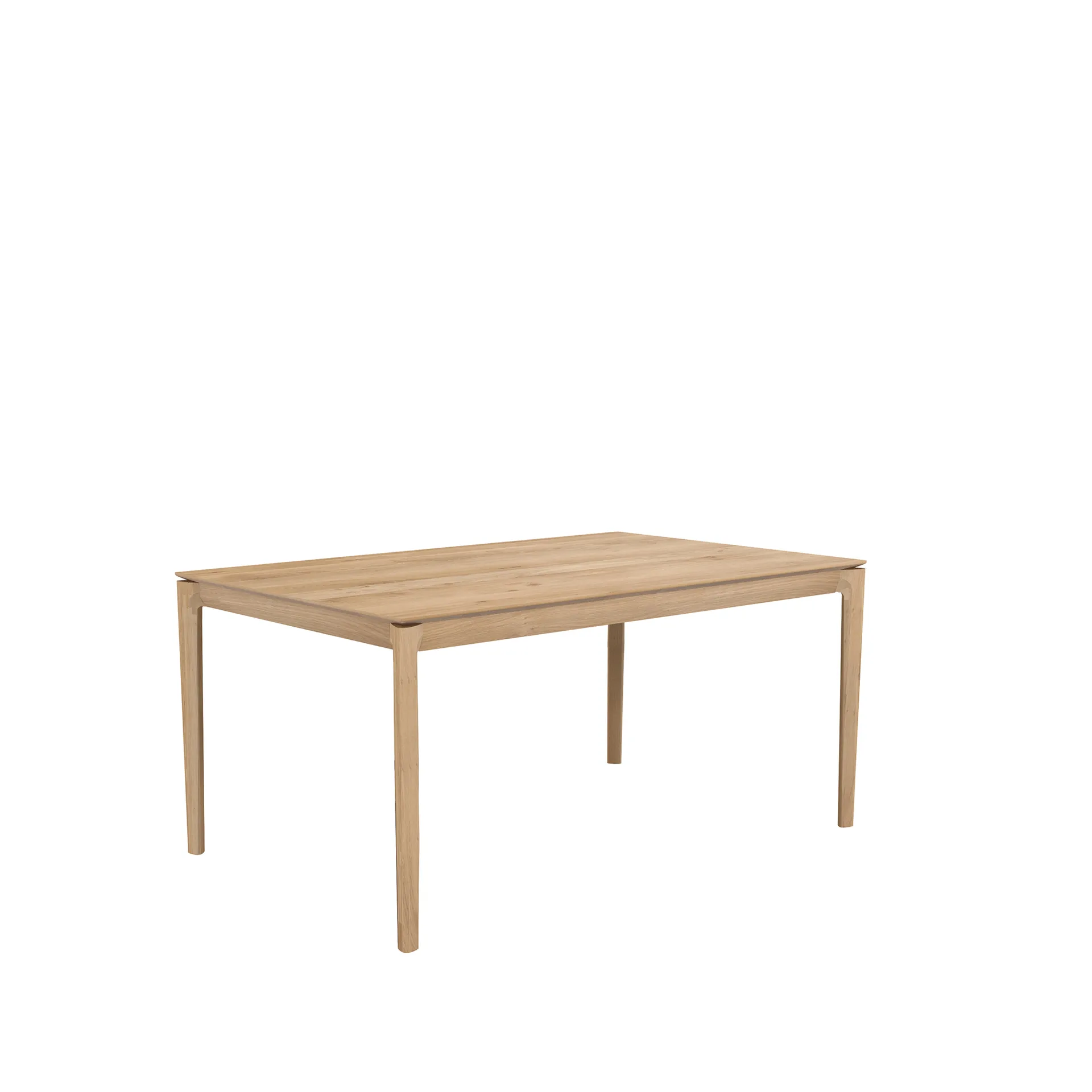 Beech dining table with extension leaf, Oak wax oil 90x160/240 cm Ethnicraft