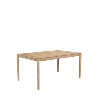 Beech dining table with extension leaf - Oak wax oil 90x160/240 cm - Ethnicraft