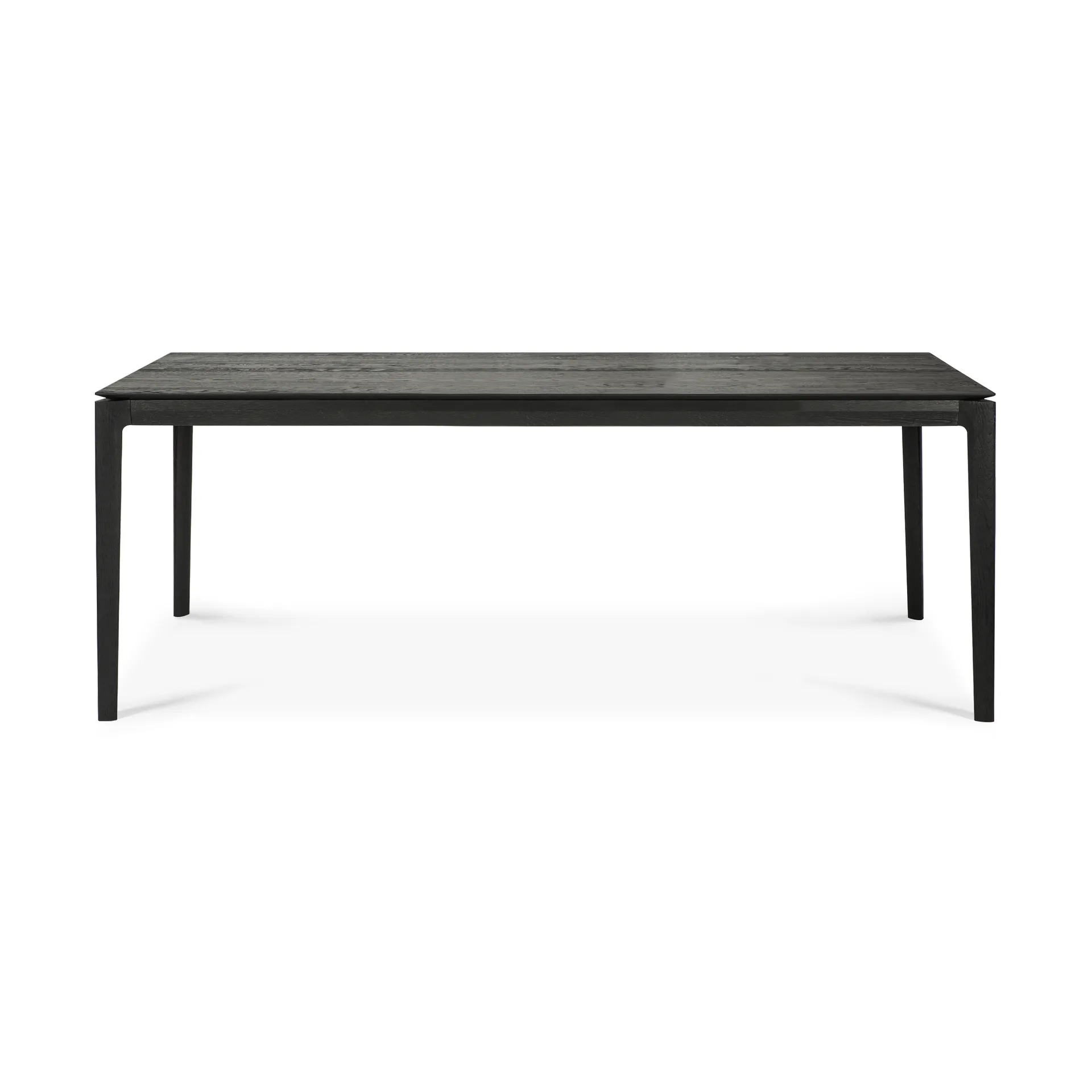 Beech extendable dining table, Black lacquered oak, 100x200/300 cm Ethnicraft