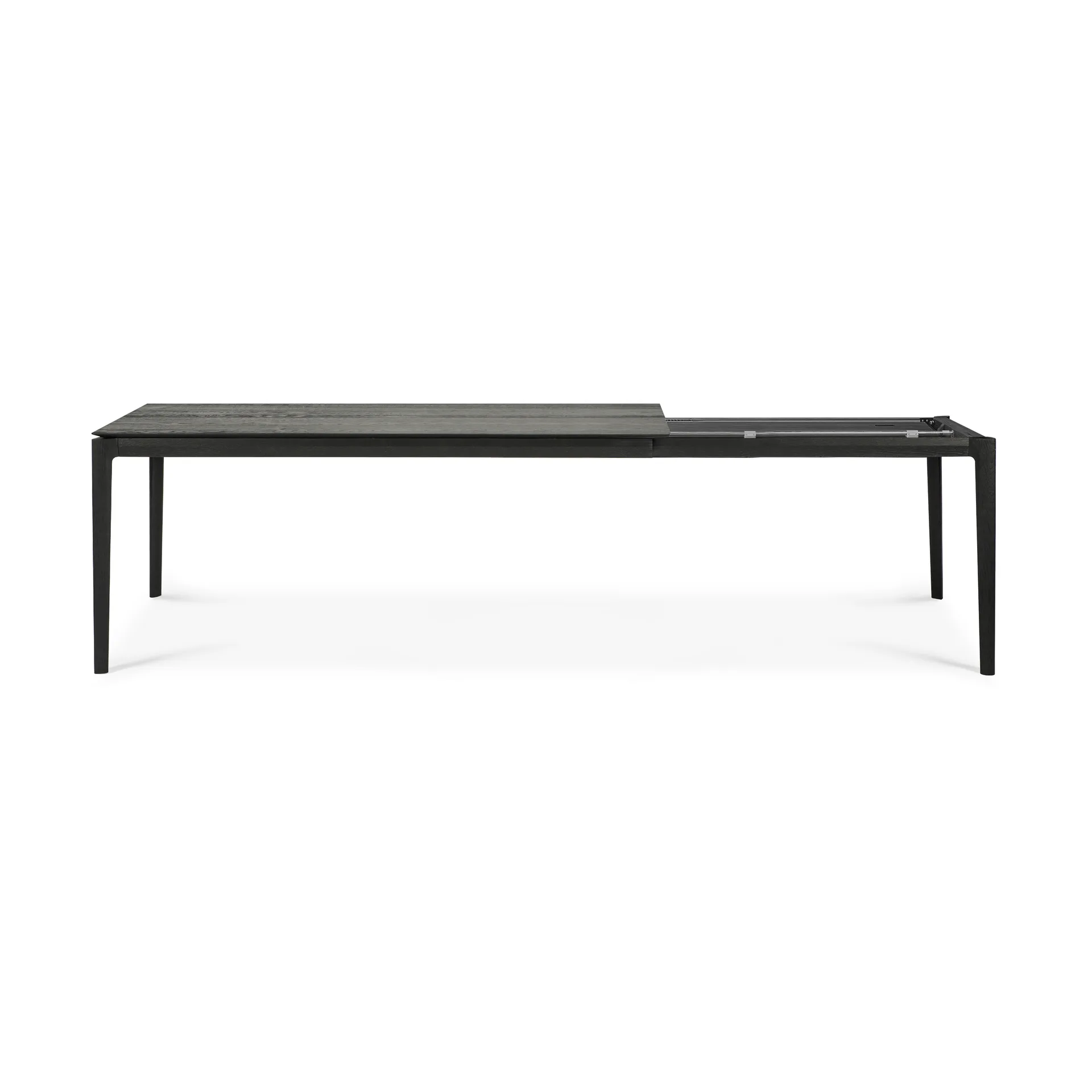 Beech extendable dining table, Black lacquered oak, 100x200/300 cm Ethnicraft