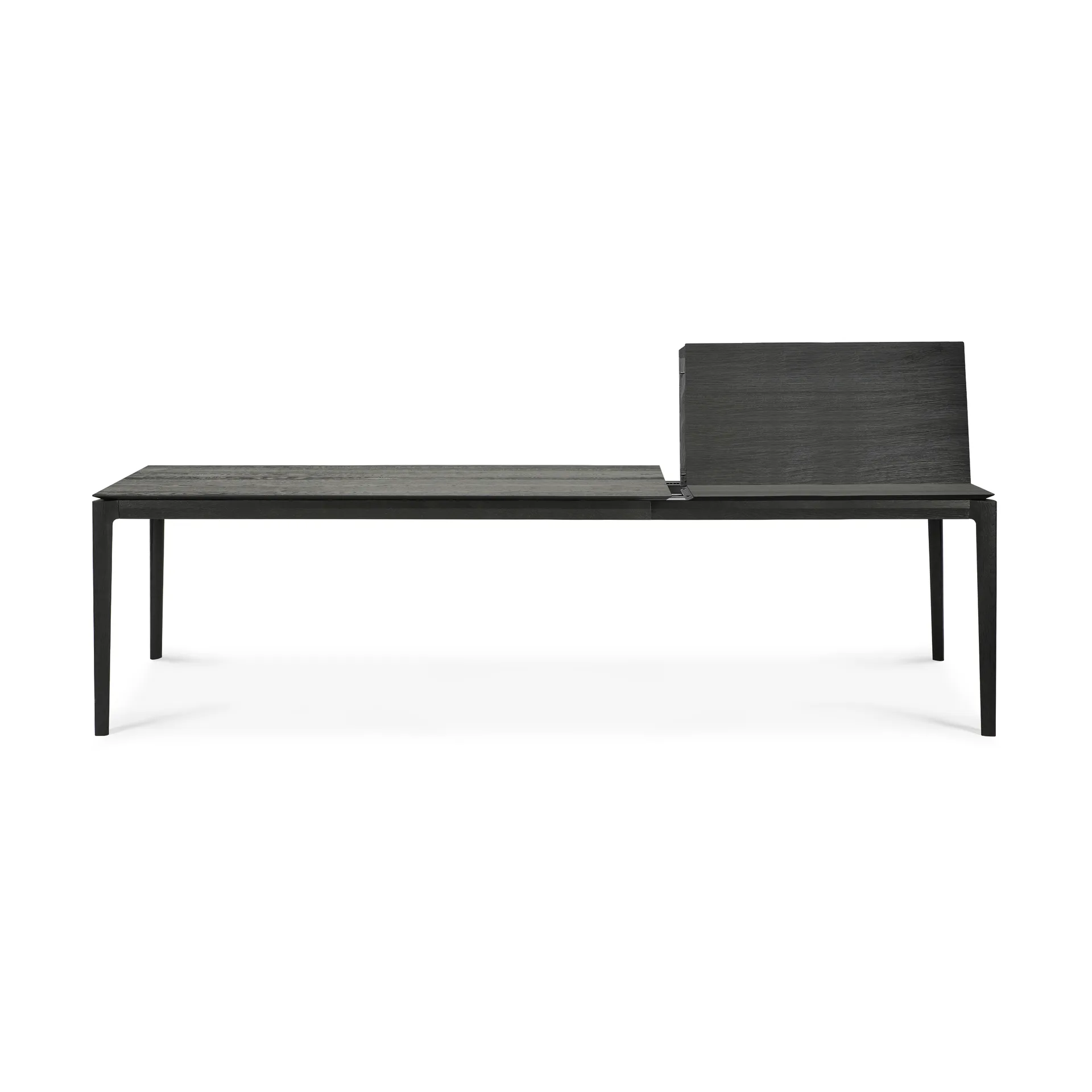 Beech extendable dining table, Black lacquered oak, 100x200/300 cm Ethnicraft