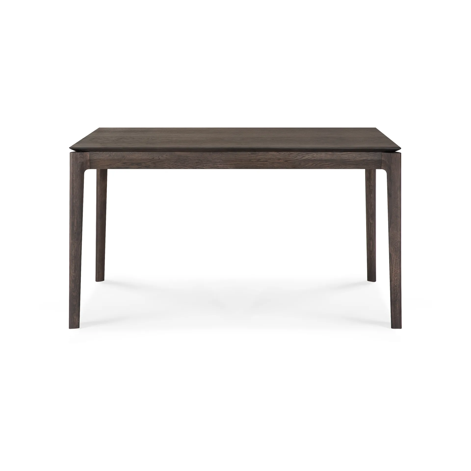 Beech extendable dining table, Brown-lacquered oak, 90x140/220 cm Ethnicraft