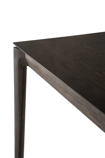 Beech extendable dining table - Brown lacquered oak, 90x160/240 cm - Ethnicraft
