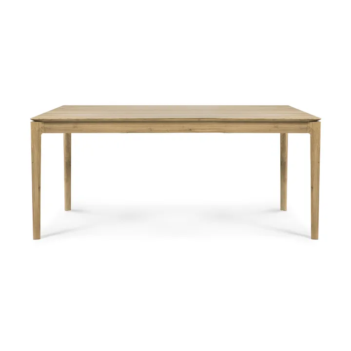 Beech extendable dining table - Lacquered oak, 100x180/280 cm - Ethnicraft