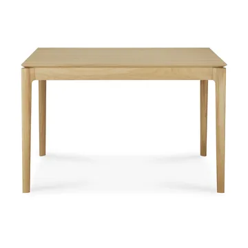 Beech extendable dining table - Lacquered oak, 90x120/180 cm - Ethnicraft