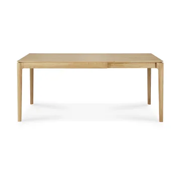 Beech extendable dining table - Lacquered oak, 90x120/180 cm - Ethnicraft