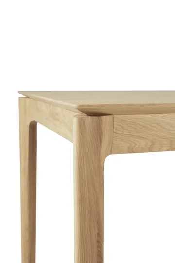 Beech extendable dining table - Lacquered oak, 90x120/180 cm - Ethnicraft