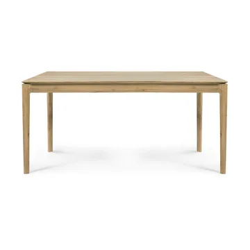 Beech extendable dining table - Lacquered oak, 90x140/220 cm - Ethnicraft
