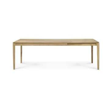 Beech extendable dining table - Lacquered oak, 90x140/220 cm - Ethnicraft