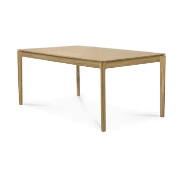 Beech extendable dining table - Lacquered oak, 90x140/220 cm - Ethnicraft