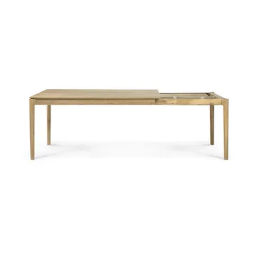 Beech extendable dining table - Lacquered oak, 90x160/240 cm - Ethnicraft