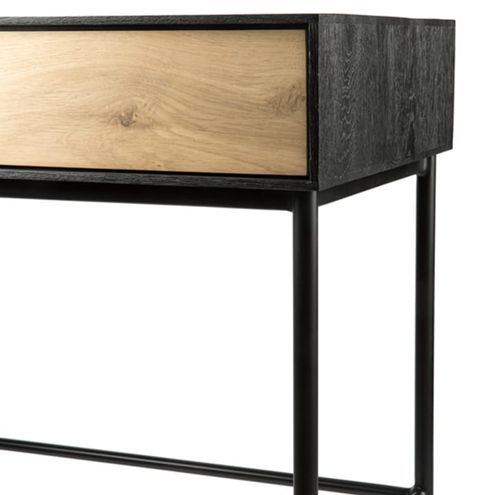 Blackbird desk, Black oak 2 drawers-Black base Ethnicraft