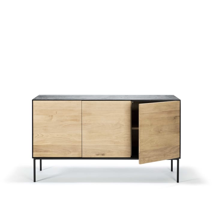 Blackbird sideboard, Black oak 3 doors Ethnicraft
