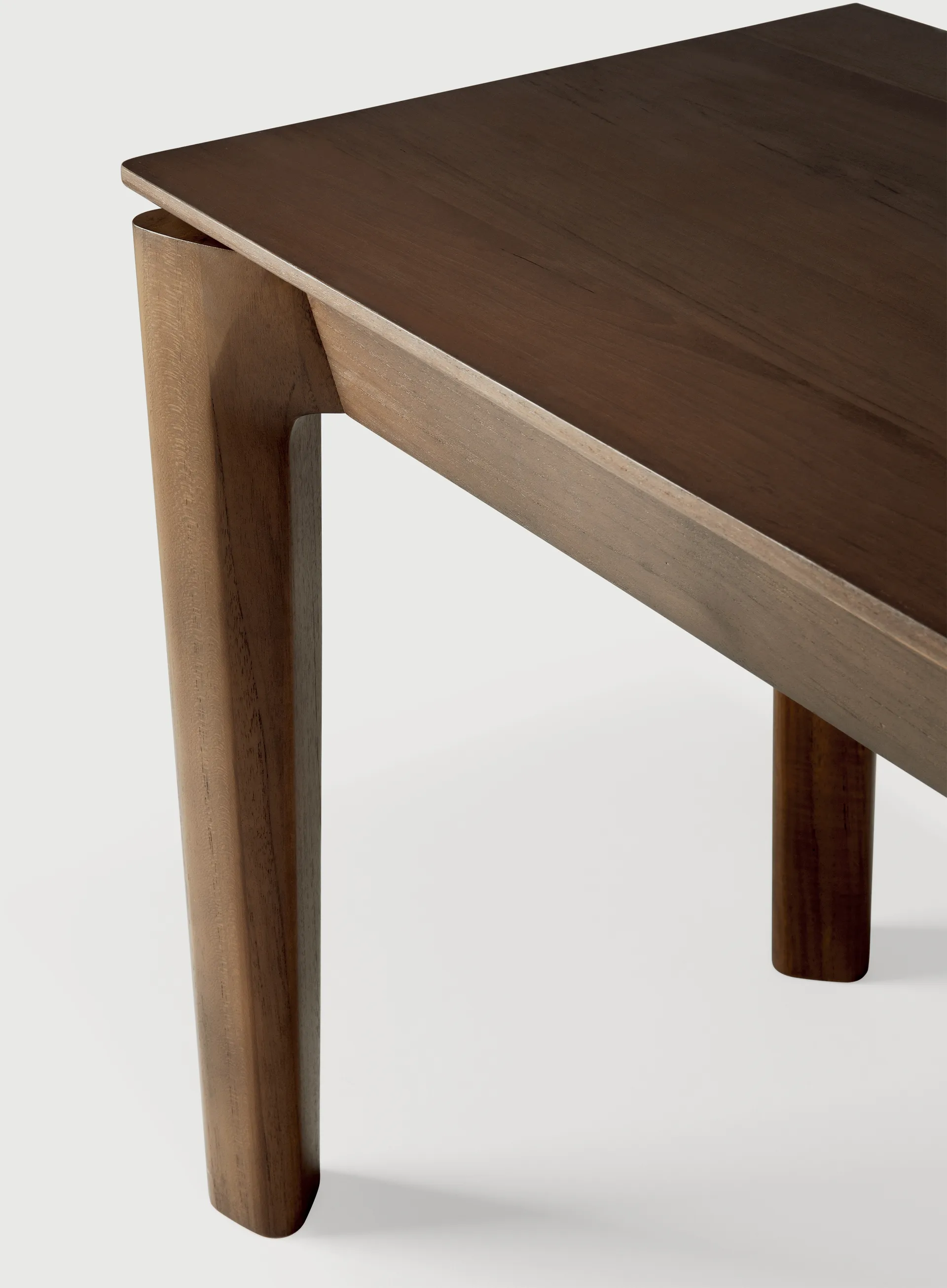 Bok bench, Dark stained teak 166 cm Ethnicraft