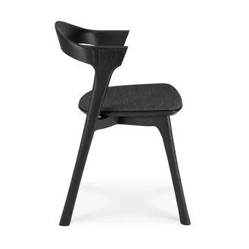 Bok Chair - Brown oak-fabric soft black - Ethnicraft
