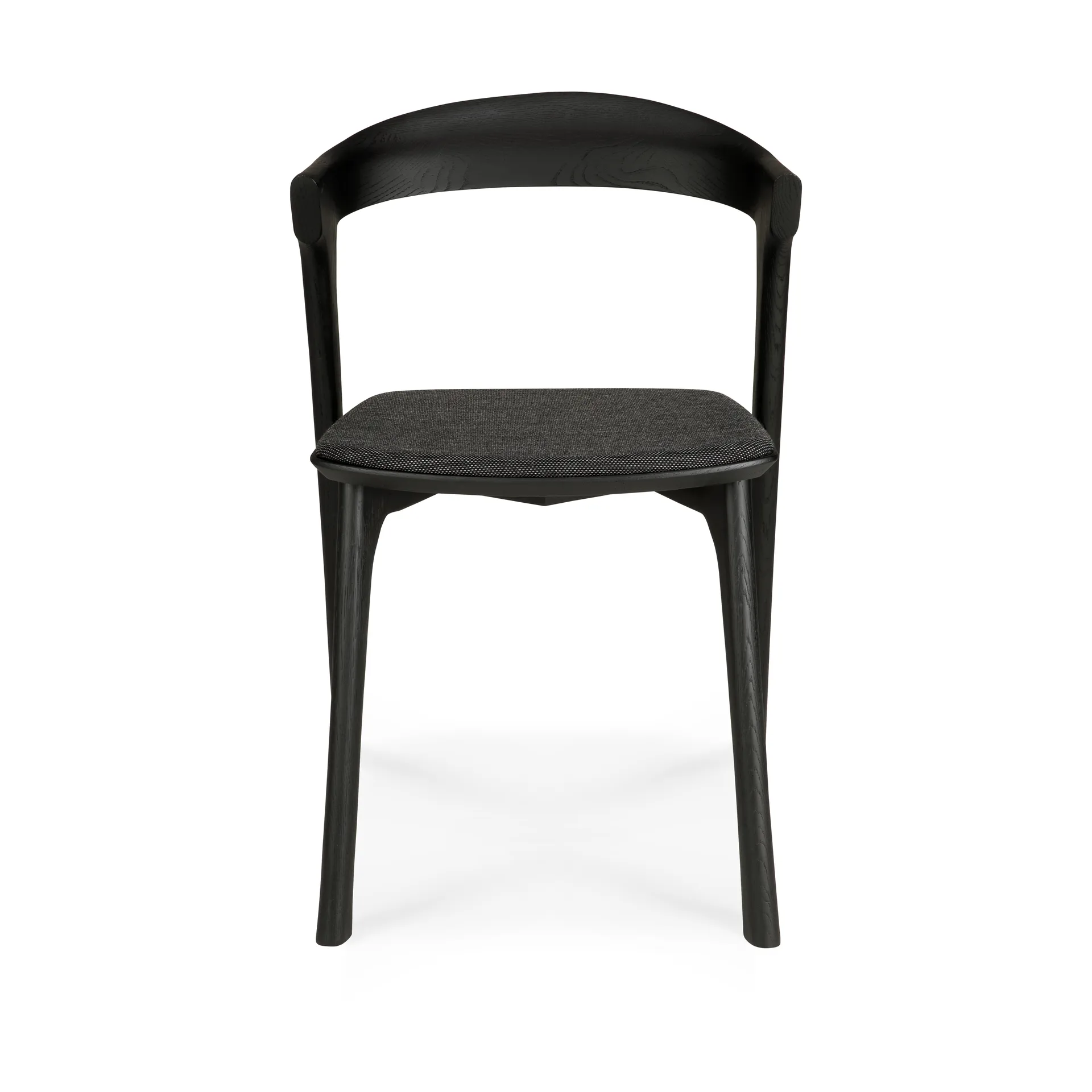 Bok Chair, Brown oak-fabric soft black Ethnicraft