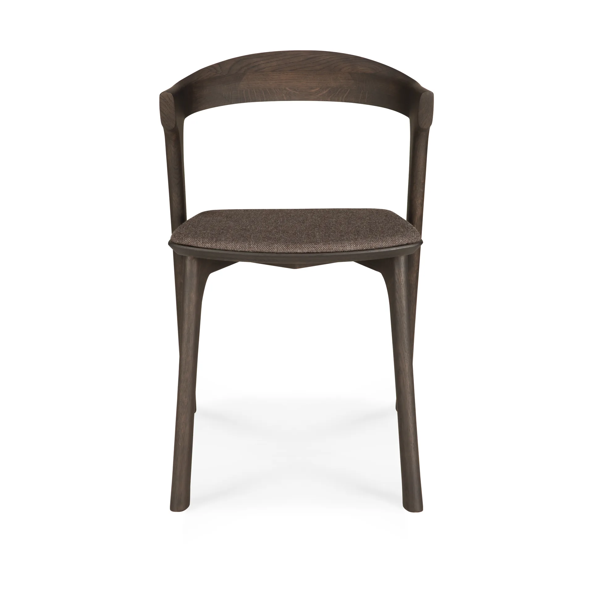 Bok Chair, Brown oak-fabric warm brown Ethnicraft