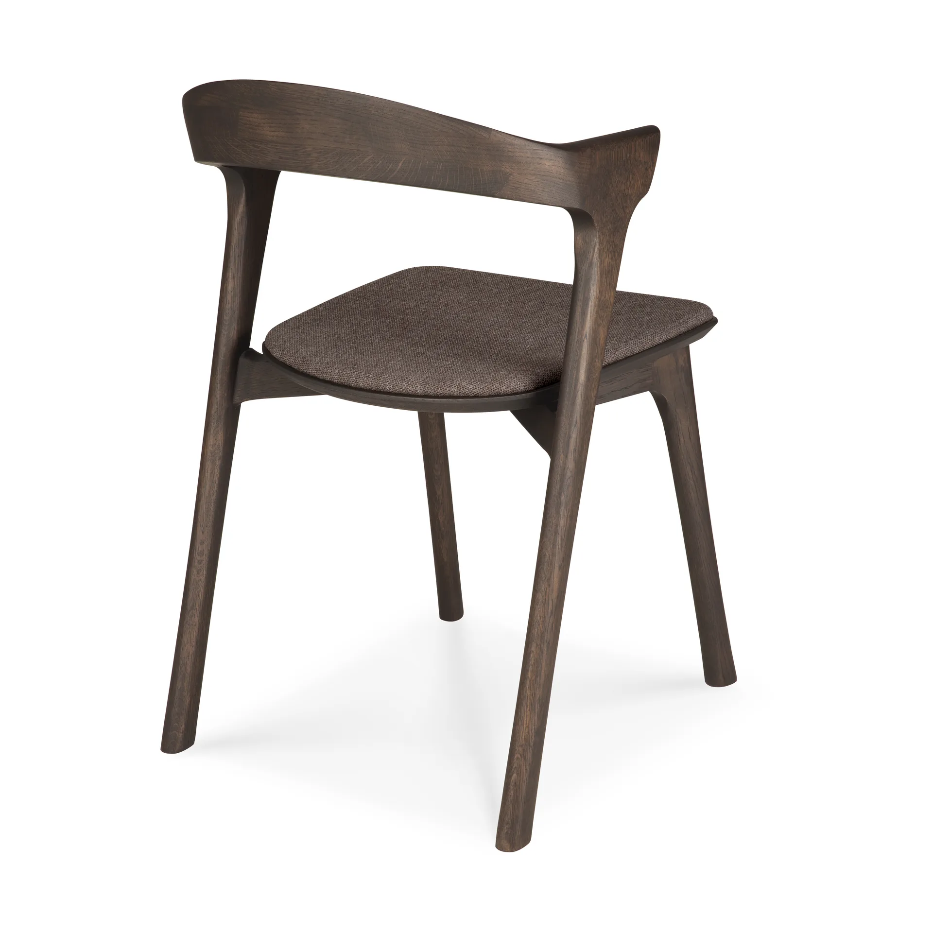 Bok Chair, Brown oak-fabric warm brown Ethnicraft