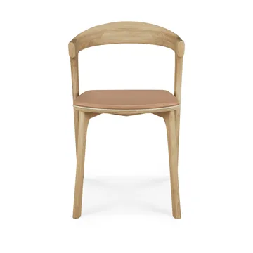 Bok Chair - Lacquered oak–Sienna leather - Ethnicraft