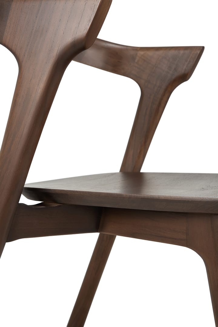 Bok Chair, Lacquered teak brown Ethnicraft