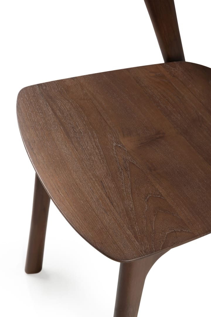 Bok Chair, Lacquered teak brown Ethnicraft