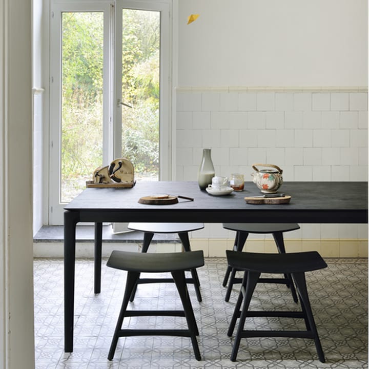 Bok dining table 180x90 cm, Black stained oak Ethnicraft
